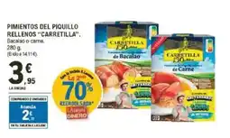 E.Leclerc CARRETILLA Pimientos del piquillo rellenos oferta