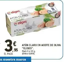 E.Leclerc ELIGES Atún claro en aceite de oliva oferta