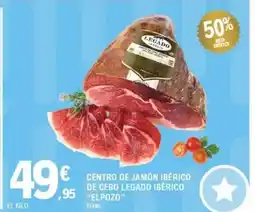 E.Leclerc ELPOZO Centro de jamón ibérico de cebo legado ibérico oferta