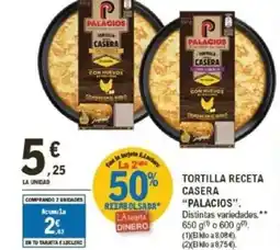 E.Leclerc PALACIOS Tortilla receta casera oferta