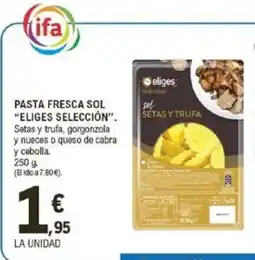 E.Leclerc ELIGES SELECCIÓN Pasta fresca sol oferta