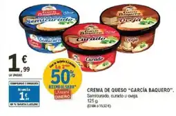 E.Leclerc GARCÍA BAQUERO Crema de queso oferta