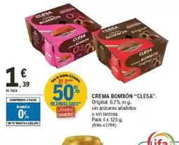 E.Leclerc CLESA Crema bombón oferta