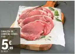 E.Leclerc Chuleta de lomo de cerdo oferta