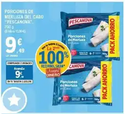 E.Leclerc PESCANOVA Porciones de merluza del cabo oferta