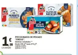 E.Leclerc FINDUS Precocinados de pescado oferta