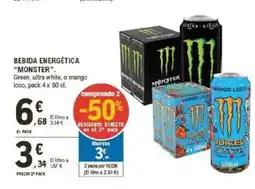 E.Leclerc MONSTER Bebida energética oferta