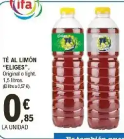 E.Leclerc ELIGES Té al limón oferta