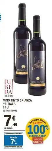 E.Leclerc SITIAL Vino tinto crianza oferta