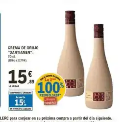 E.Leclerc XANTIAMEN Crema de orujo oferta