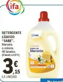E.Leclerc SABE Detergente líquido oferta