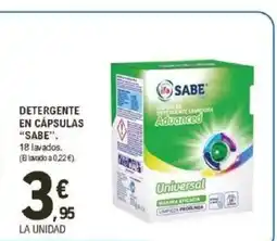 E.Leclerc SABE Detergente en cápsulas oferta