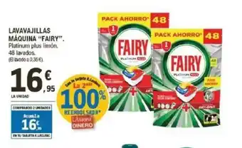 E.Leclerc FAIRY Lavavajillas máquina oferta