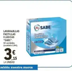E.Leclerc SABE Lavavajillas pastillas clásicas oferta