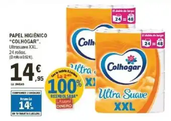 E.Leclerc COLHOGAR Papel higiénico oferta