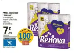 E.Leclerc RENOVA Papel higiénico oferta