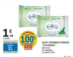 E.Leclerc COLHOGAR Papel higiénico húmedo oferta