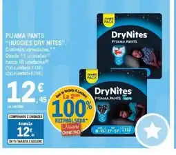 E.Leclerc HUGGIES DRY NITES Pijama pants oferta