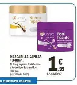 E.Leclerc UNNIA Mascarilla capilar oferta