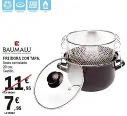 E.Leclerc BAUMALU Freidora con tapa oferta