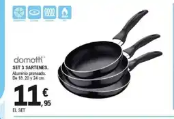 E.Leclerc Set 3 sartenes oferta