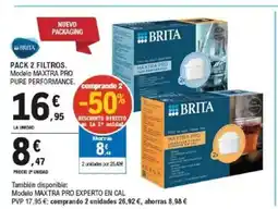 E.Leclerc BRITA Pack 2 filtros oferta