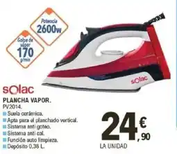 E.Leclerc SOLAC Plancha vapor oferta