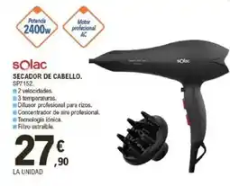 E.Leclerc SOLAC Secador de cabello oferta
