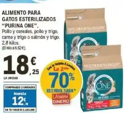 E.Leclerc PURINA ONE Alimento para gatos esterilizado oferta
