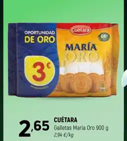 Coviran CUÉTARA Galletas María Oro oferta