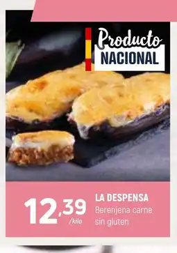 Coviran LA DESPENSA Berenjena carne sin gluten oferta