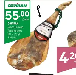 Coviran COVİRAN Jamón Serrano Reserva pieza oferta