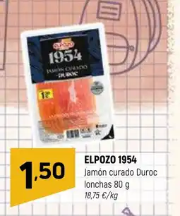 Coviran ELPOZO 1954 Jamón curado Duroc lonchas oferta