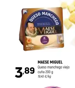 Coviran MAESE MIGUEL Queso manchego viejo oferta