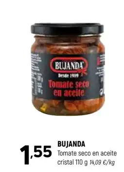 Coviran BUJANDA Tomate seco en aceite cristal oferta