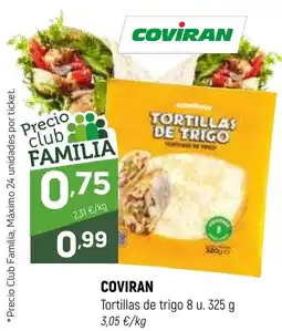 Coviran COVIRAN Tortillas de trigo oferta