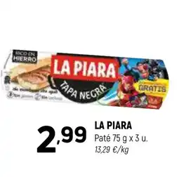 Coviran LA PIARA Paté oferta