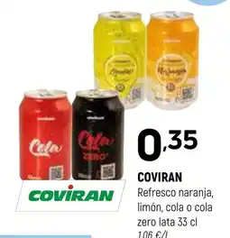 Coviran COVIRAN Refresco naranja, limón, cola o cola zero oferta
