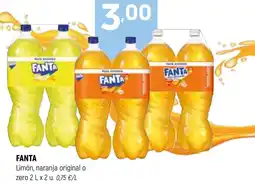 Coviran FANTA Limón, naranja original o zero oferta