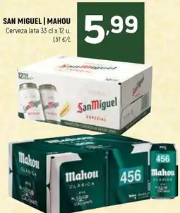 Coviran SAN MIGUEL | MAHOU Cerveza oferta