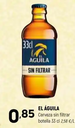 Coviran EL ÁGUILA Cerveza sin filtrar oferta