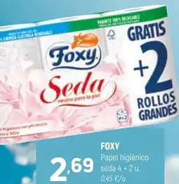 Coviran FOXY Papel higiénico seda oferta