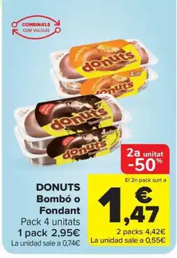 Carrefour Market DONUTS Bombó o Fondant oferta