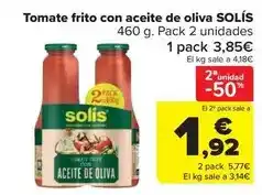 Carrefour Market SOLÍS Tomàquet fregit amb oli d'oliva oferta