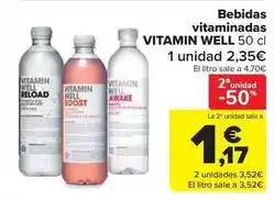 Carrefour Market VITAMIN WELL Begudes vitaminades oferta