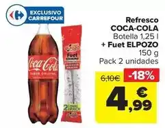 Carrefour Market COCA-COLA Refresc Ampolla +ELPOZO Fuet oferta