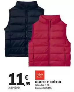 E.Leclerc Tissaia - chaleco plumifero oferta