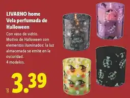 Lidl Livarno home - vela perfumada de halloween oferta