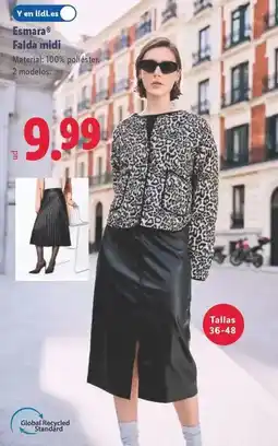 Lidl Esmara - falda midi oferta
