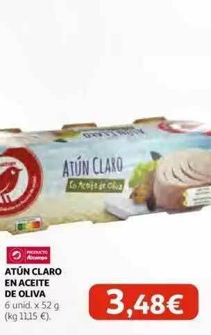 Alcampo Atún Claro En Aceite De Oliva oferta